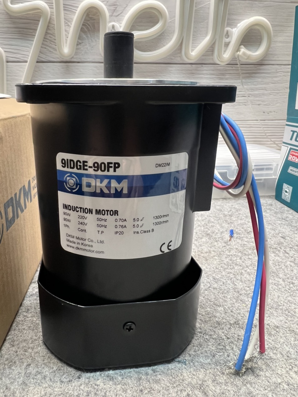 Motor DKM 1Pha 120W- Model: 9IDGE-90FP
